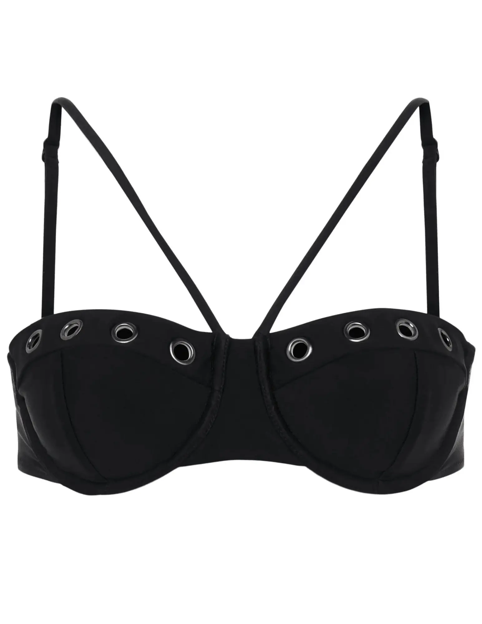 L'Agence AlexandrIa Grommet Balconette Bikini Top-SALE