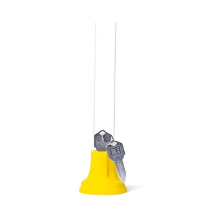 CHUGBUD 2.0 (Yellow) - Pocket-Sized Beer Bong with Durable Silicone Base and Leak-Proof Design for Portable Chugging Fun