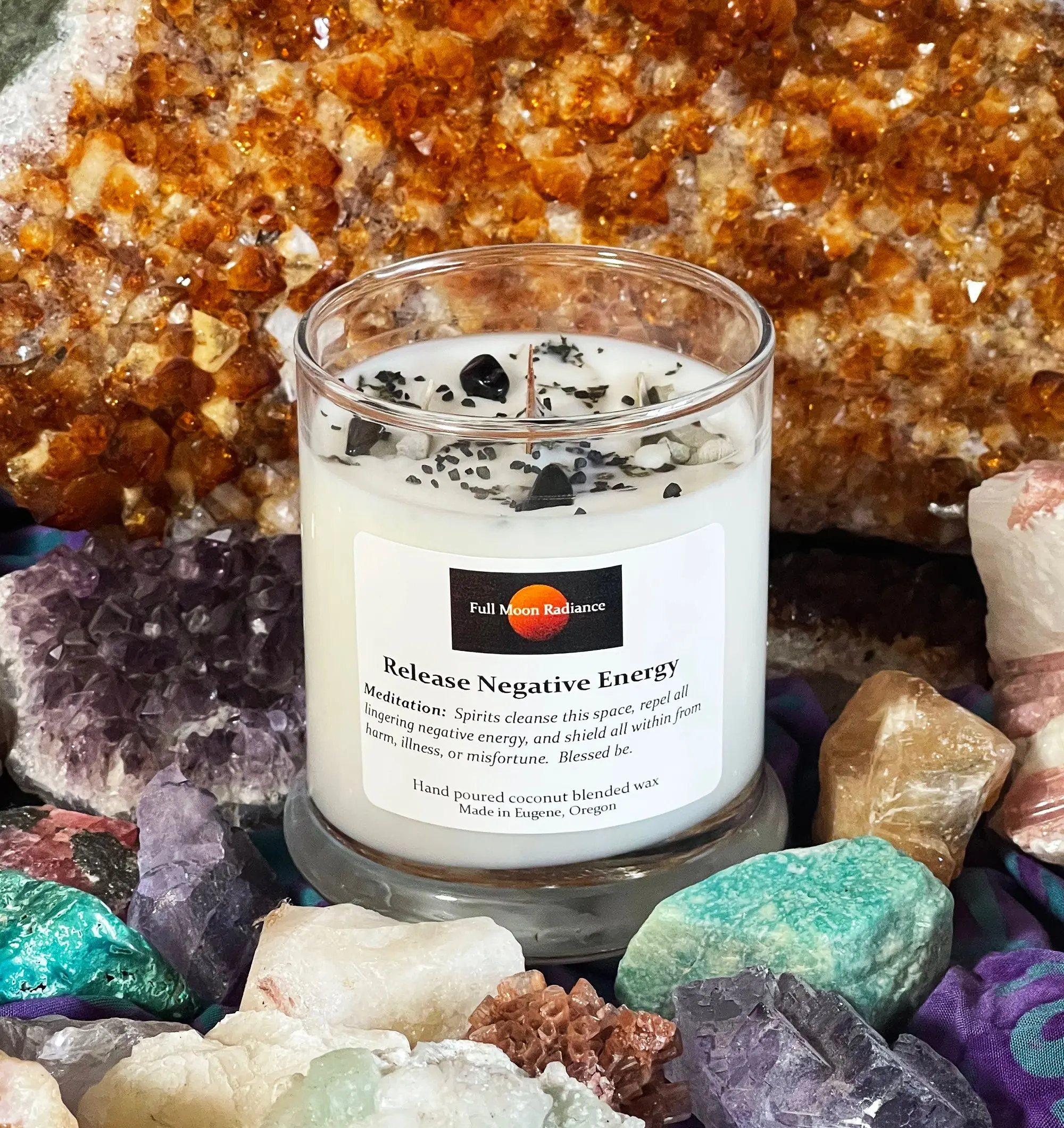 Release Negative Energy Candle Energy Cleansing Protection Candle Ritual Candle