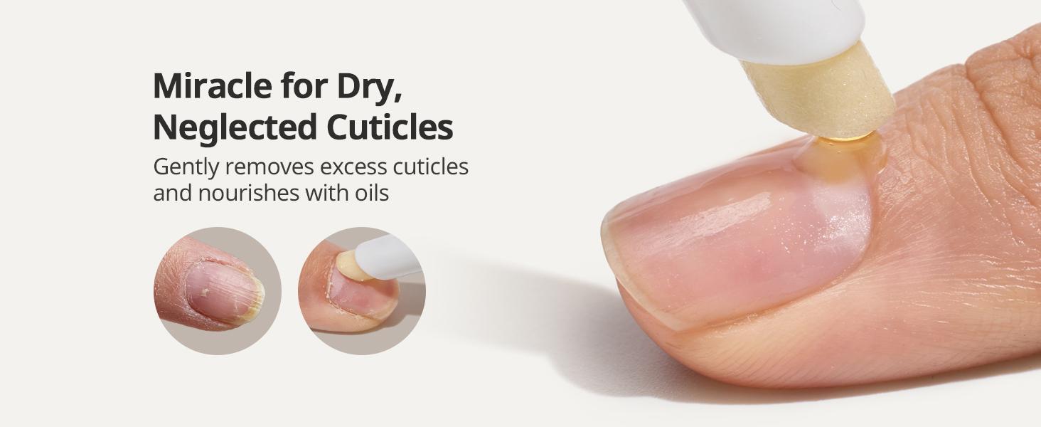 BTArtboxnails Press On Nails Glue Remover Set - Acetone-Free, Odorless,4-in-1 Cuticle Care Pen, Gentle & Non-Irritating Quick Apply & Remover for Fake Nails