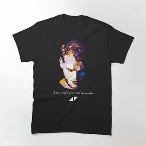 Amazing Avicii Design For Music Lovers T-Shirt - Celebrate the Legendary DJ and Producer Avicii with This Stylish Graphic Tee, High-Quality Print, Perfect for EDM Fans