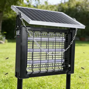 2026NEW Outdoor solar-powered ground-mounted mosquito killer lamp Applicable area within 100 square meters IPX4 Waterproof Ground Insert UV Pest Control for Garden Yard Farm