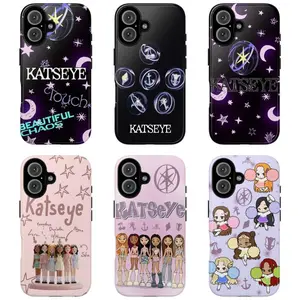 6 Styles Katseye Tough Phone Case The Beautiful Chaos Tour Case Cover Sophia Megan Daniela Manon Yoonchae Lara Fan For iPhone 17 16 15 14 13 12 11 Pro Max Plus Air & Galaxy S22 23 24 25 The Best Halloween Gifts Fans Phone Case Cover