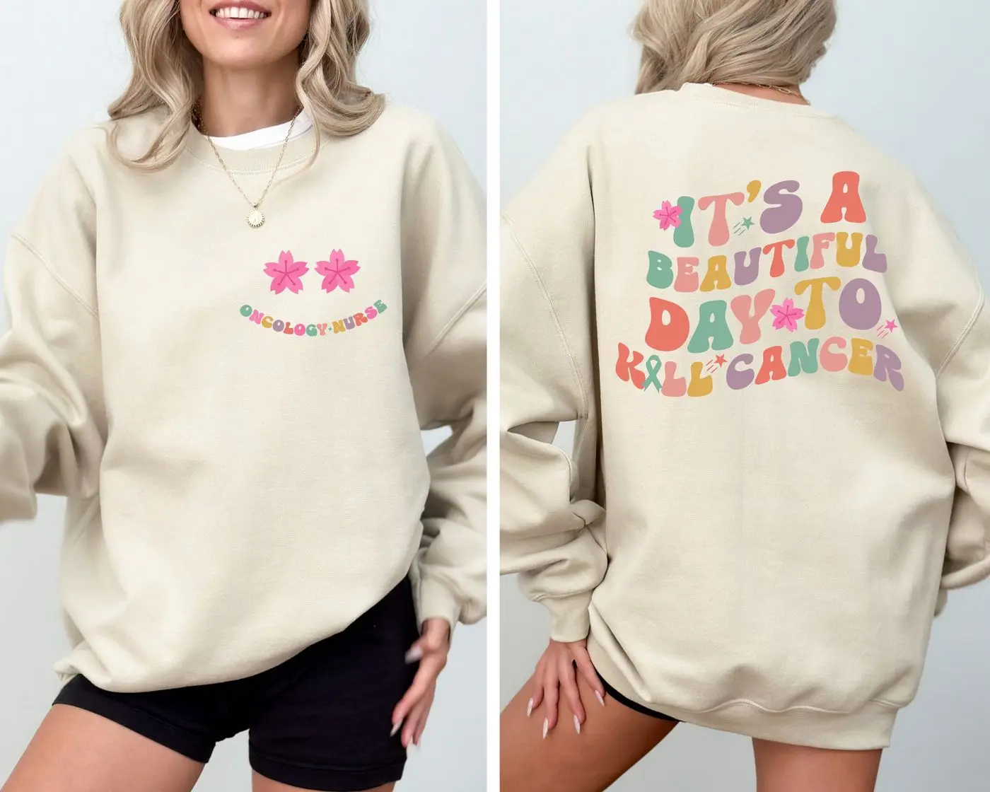 Oncology Nurse Sweatshirt, Cancer Nurse Shirt, Chemo Nurse Gift, Oncology Department, Professional Cancer Sleigher