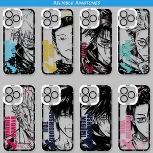 Anime Jujutsu Kaisen Satoru Gojo Phone Case For iPhone 17 16 15 14 13 12 11 - Personalized Aesthetic Design Shockproof Phone Case: Your Perfect Blend of Style and Safety!