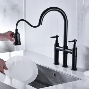 Bridge Kitchen Faucet - Pull-Down Sprayhead Commercial