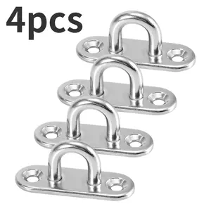 Wall Hook Pad, Eye Plate, Wall Hook, Ring Clip Set, Ideal for Resistance Bands, Marine Gear, Multi-Functional Accessories