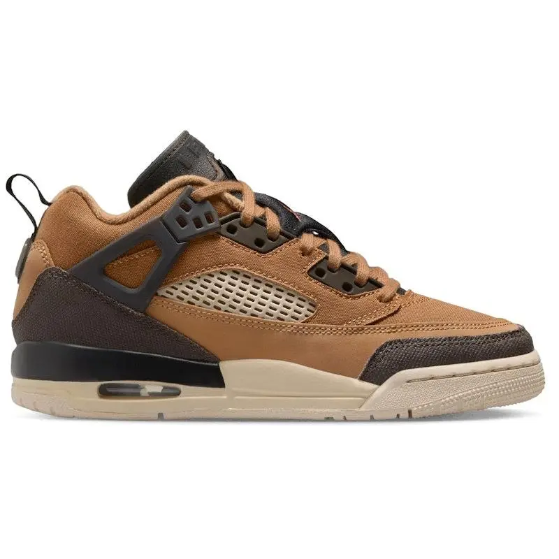 Jordan Spizike Low Flax Black Sanddrift Baroque Brown (GS) (kids) by StockX