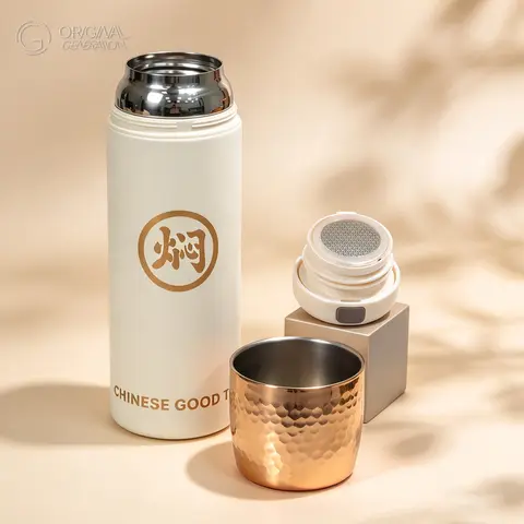 316 Steamer Pressure Thermos 500ml/17oz 12 Hours Hot 12 Hours Cold