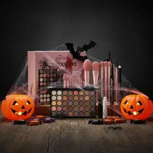 Popfeel Eyeshadow Palette Set with Brush & Brow Pen Multi-color Makeup Kit for Eye Shadow Perfect for Daily Use & Professional Looks Cosmetic