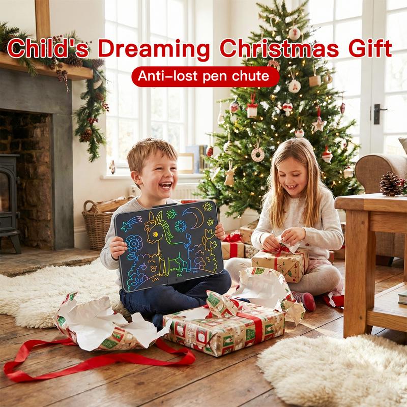 22 Inch Large LCD Writing Tablet, Colorful Electronic Drawing Board, Professional Memo Board for Home Office, Portable Whiteboard for Meeting, Menu Display for Restaurant & Cafe, Erasable & Reusable Notepad with Lock Function