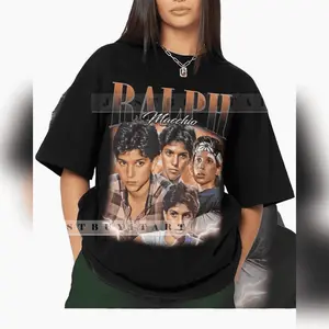 Limited Ralph Macchio Shirt Gift Graphic Tee Movie T-Shirt Vintage 90s Ralph Macchio Shirt Unisex Actor Caracter Movie U Modern Unisex Cotton Tee