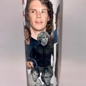 Evan Peters tumbler