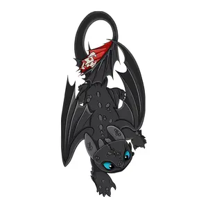 Toothless Vinyl Sticker, Night Fury Decal, Used To Stick on Laptops, Cars, Gifts for Friends, Dragon Lovers, Super Cute Chibi Style
