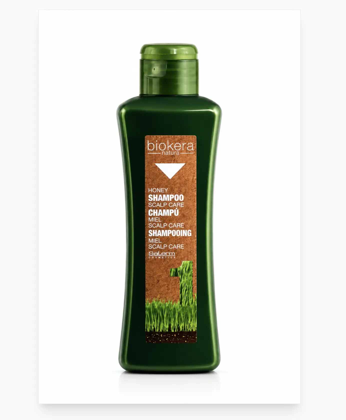 Salerm Biokera Purifying Honey Anti-Dandruff Shampoo - 300ml/10.8oz Scalp Care Cleansing Liquid, Hydrating Hair Cleanser for Natural Balance Restoration, Haircare, Scalp Care Routine, Cleansing Shampoo, Hydrates Cleanse, Restore, Anti-Fungal Shampoo