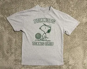 Snoopy Tshirt, Retro Snoopy Peanuts Tennis Club T-shirt