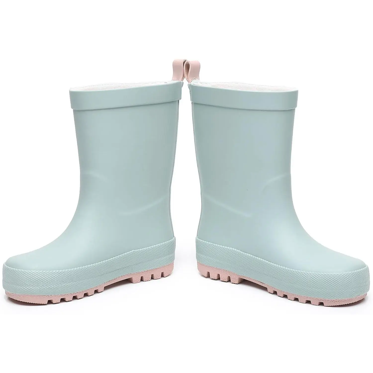 RAINANGEL Toddler Rain Boots with Easy-On Handles, Waterproof Kids Rain Boots for Girls & Boys, Fun Printed & Colors Unisex-Child Outdoor Boots