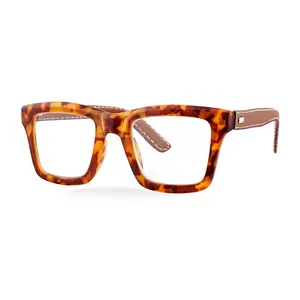 KAZ | Tortoise | Brown Vegan Leather