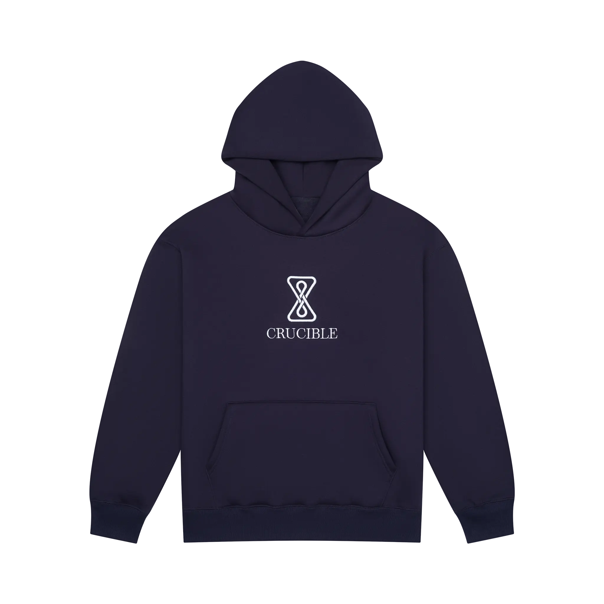 Classic Logo Hoodie - Navy/Cyan Blue