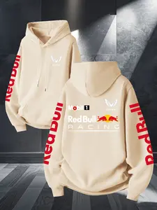 Bull Graphic Hoodie, Unisex Long Sleeve Casual Sweatshirt, Kangaroo Pocket Design, Fall & Winter Streetwear, Loose Fit