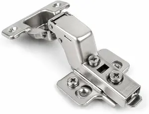 Berta Pack Inset Frameless Soft Close Hinges –° D Adjustable, ClipOn Concealed European Hinges with Screws for Kitchen, Bathroom, Closet Cabinets – Ideal for Modern Cabinets