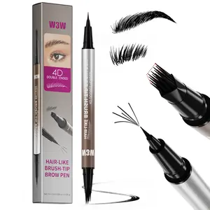 Waterproof Dual-End Eyebrow Pen – Define Brows Effortlessly, Stay Smudge-Free All Day eyeliner liner smudgeproof choice hair-like ultra-fine