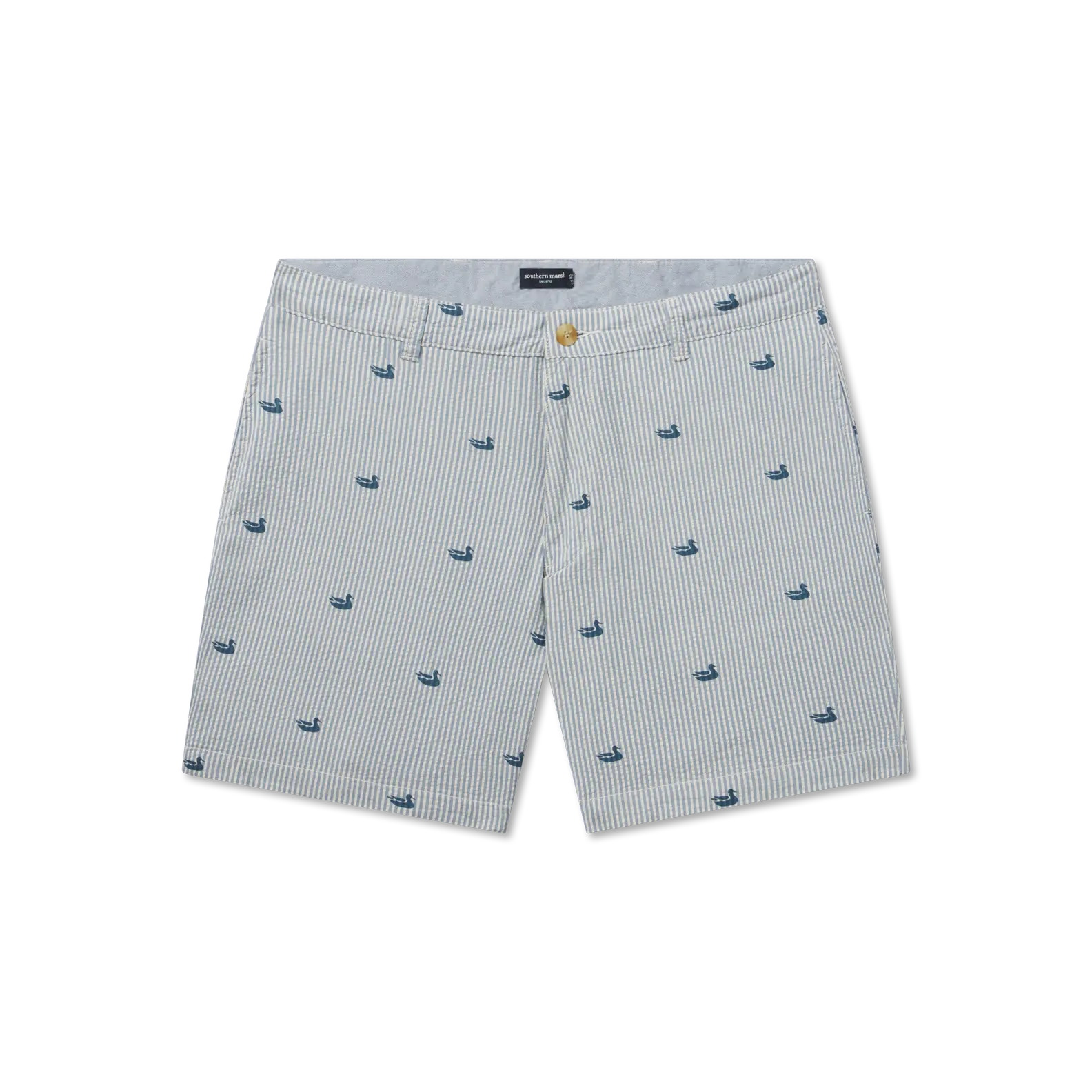 Seersucker Regatta Short - 6in. Flat
