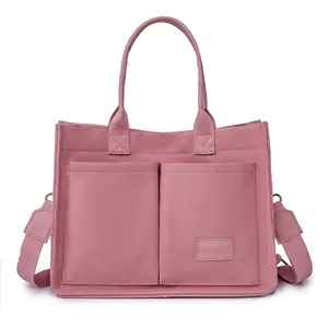 Original Canvas Briefcase for Women – Business Tote, Shoulder Messenger Bag, Laptop & School Bag