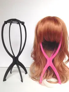 Stable 4-Pcs Plastic Wig Stand Collection, Corrosion-Resistant and Lightweight Yet Sturdy, 2 Colors for Displaying and Maintaining Your Wigs
