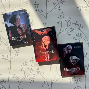 Manacled Hardcover Book, Illustrated Romantic Fanfiction, Collector Edition, Bookmark Gift