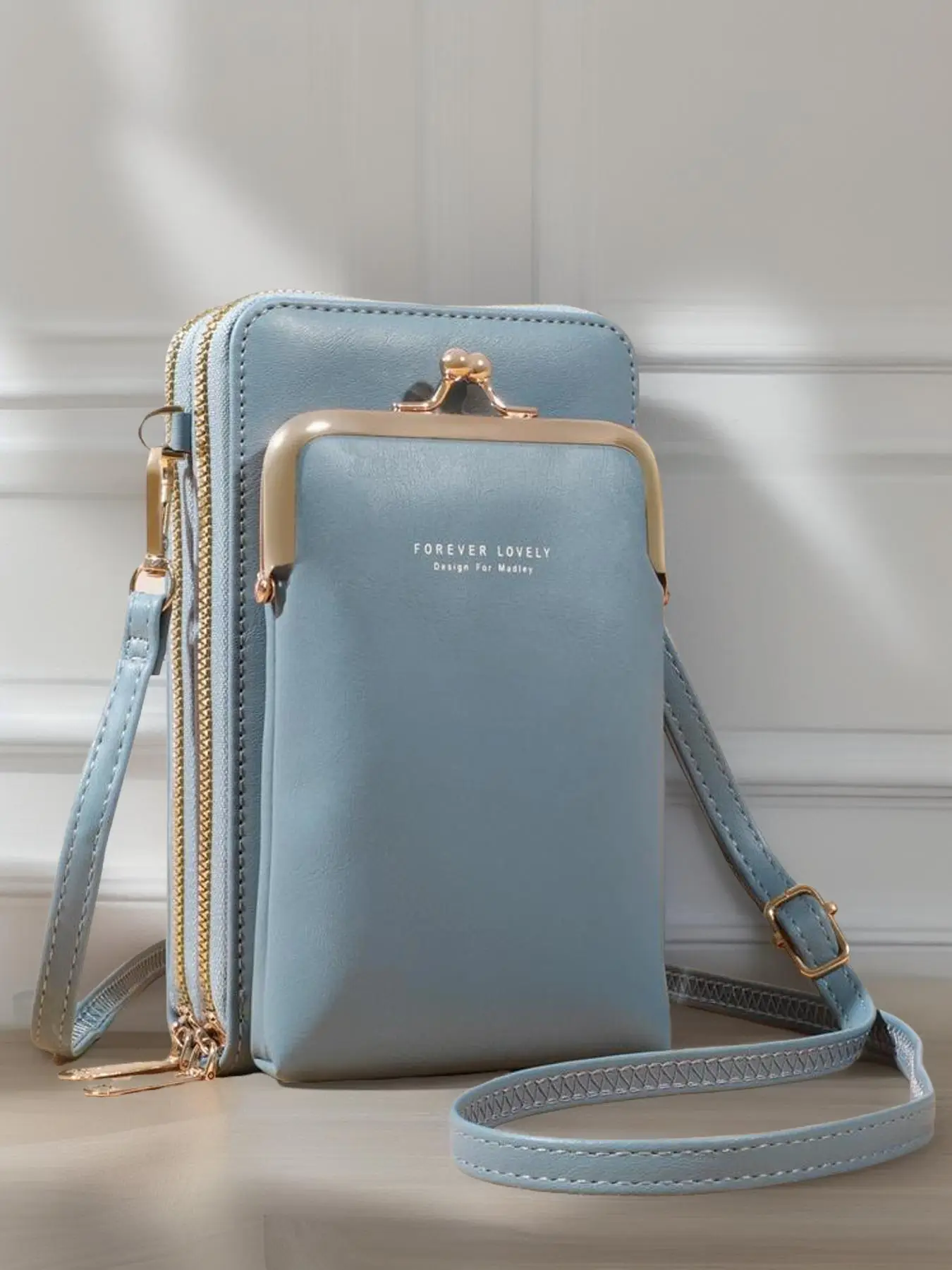 Women's Elegant Pu Leather Crossbody Bag for Summer, Modern Simple Plain Color Phone Wallet Bag, Casual Trendy Versatile Commuting Bag for Daily Use,