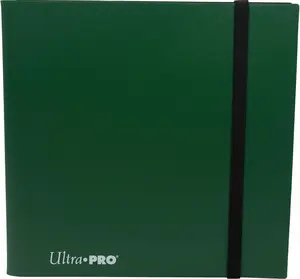 Ultra Pro - Eclipse 12-Pocket Forest Green PRO-Binder for 480 Cards Standard Size Cards, Protects Collectible Cards, Gaming Cards and Sports Cards In Ultra PRO Deck Protector Sleeves