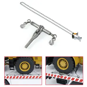 Metal Ratchet Chain Binders Load Tensioner Transport Chains for 1/14 RC Truck Remote Control Engineering Vehicles