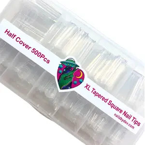 NAIL TIPS- LONG TAPERED SQUARE NAIL TIPS- LONG TAPERED SQUARE