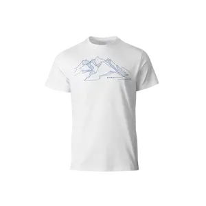Graphic T-Shirt - Mountainscape White