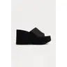 Ulani Platform Wedges - Black