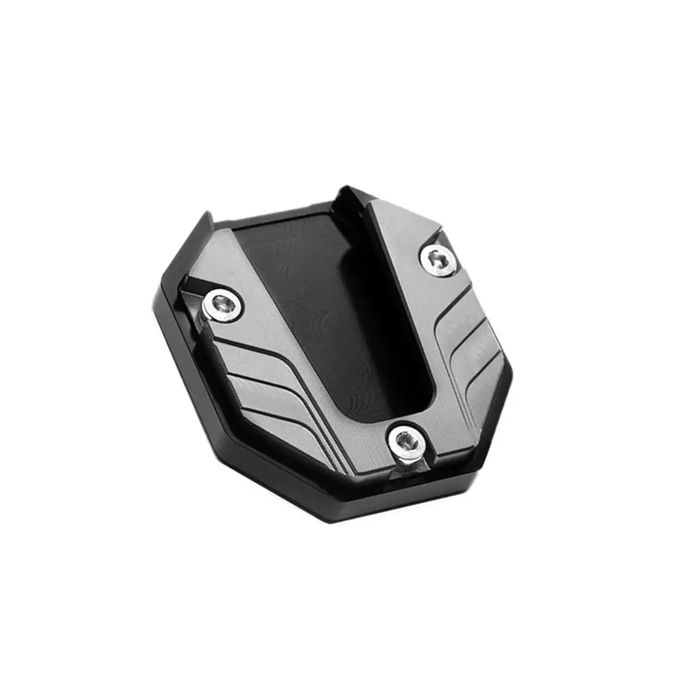 Motorcycle Side Stand Enlarger, Universal Motorcycle Side Stand Plate, Motorcycle Accessories for Bicycle Touring Cruiser, Motorbike, Motorcycle Parts