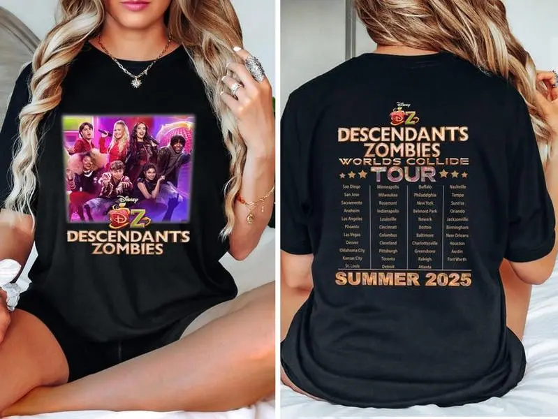 Worlds Collide Tour Tees - Team Matching Shirt - Worlds Collide Tour Cotton Top