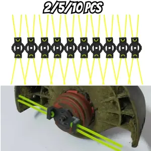 2/5/10PCS Simple Grass Rope Mower Accessories Straw Rope For Lawn Care And Gardening Mower Cutting Rope Mower Head Weeding Brush