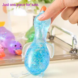 1pc-TPR Maltose Duck Pinch Music Slow Rebound Decompression Toys Aurora Chong Duck online celebrity Decompression Venting Toys