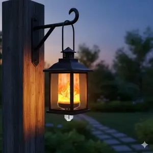 E27 LED Flame Effect Light Bulb: Waterproof, Energy Efficient with High Brightness 2835 SMD for Realistic Flickering. Perfect for Halloween Christmas Decor, Home Garden, Bar, Cafe, KTV Party Ambiance Lighting.