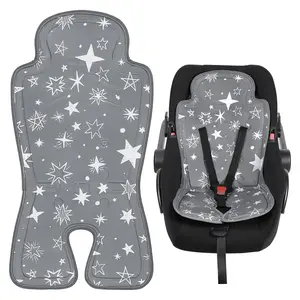 Gel Car Seat Pad  Reversible Cooler For Compatible With Doona & Waterproof Mat Liner Keep Cool In Summer Gray