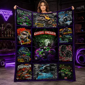 Anime Design Flannel Fleece Throw Blanket for Kids - Ultra Soft, Colorfast, Anti-Shrink, Wrinkle-Resistant, Quick-Dry, Machine-Washable Cozy Throw, Ideal Gift (A-59)
