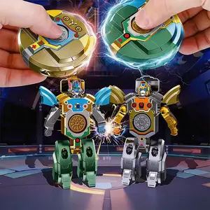 [3 Features] Transformable Finger Spinner! A perfect stress-relief tool for boys that can also transform into a robot. With dual-function design, it serves as both a stress-relief aid and an ideal gift for young men, featuring a unique shape. Ideal for pa