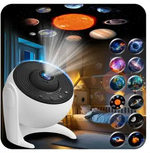 Galaxy Projector for Bedroom, 13 in 1 Planetarium Star Projector with Solar System & Constellation, 360° Rotating Galaxy Light Projector, Space Night Light Projector for Kids Adults Gifts