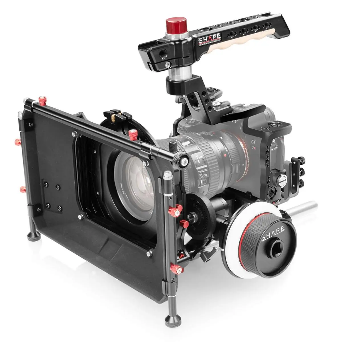 Shape Cage with Matte Box and Follow Focus for Sony Alpha a7R IV Camera