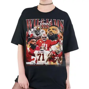 Vintage 90s Graphic Trent Williams T-shirt - Retro Sport Tee For Fans Of The Classic Style Tshirt