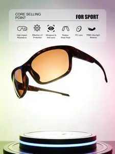 Trendy Sporty Fishing Sunglasses, Polarized Protective Lenses, Ideal for Roadside Bass Fishing, Outdoor Travel, Versatile Sun Glasses