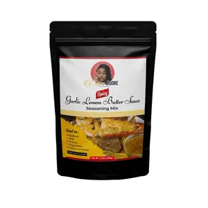 Crave Moore Spicy Garlic Lemon Butter Sauce Seasoning Mix - 5.0 oz - Perfect for Seafood, Beef, Poultry, Vegetables, Pasta, and More