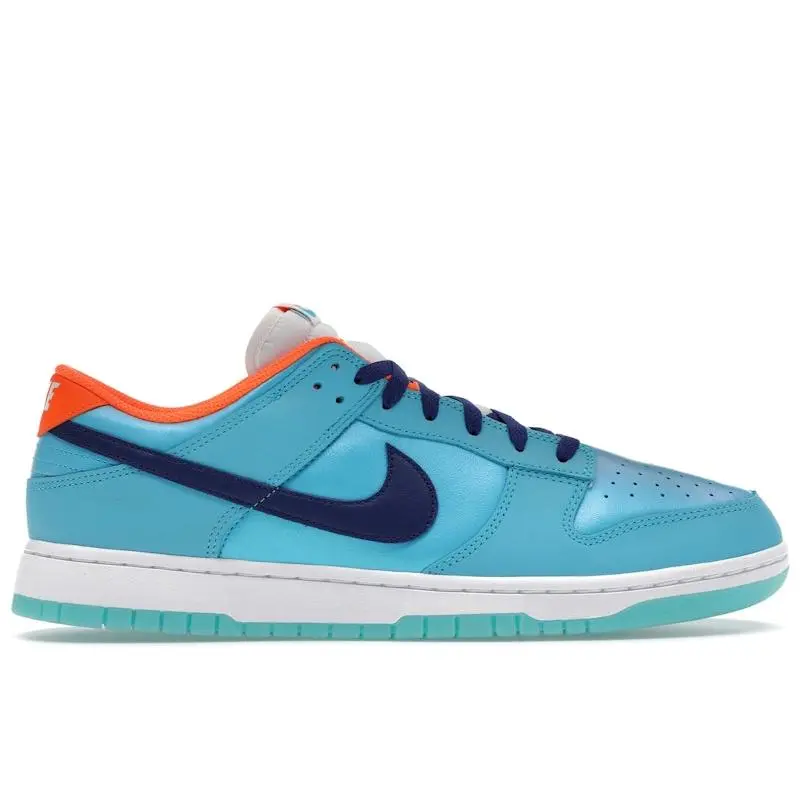 Nike Men's Dunk Low SE Baltic Blue Total Orange, from StockX